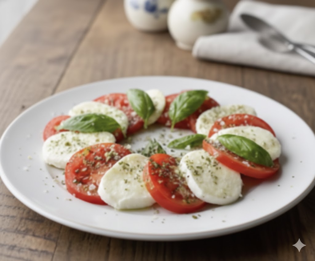 サラダに野草塩